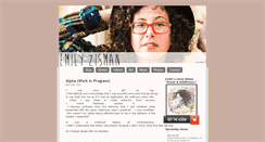 Desktop Screenshot of emilyzisman.com